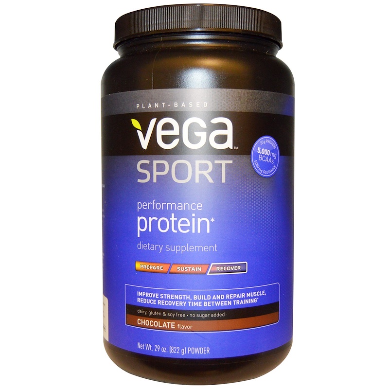 Vega, Sport, Performance Protein, Recover, Powder, Chocolate, 29 oz
