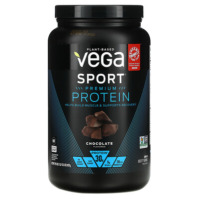 Купить Vega Sport Performance, протеиновый порошок, шоколадный вкус, 837 г (29, 5 унции)