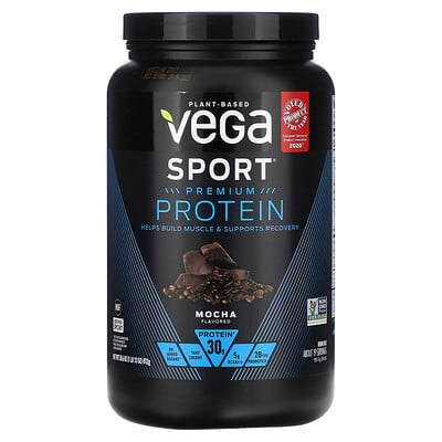 Купить Vega Sport Performance, протеиновый порошок, вкус мокко, 812 г (28, 6 унции)