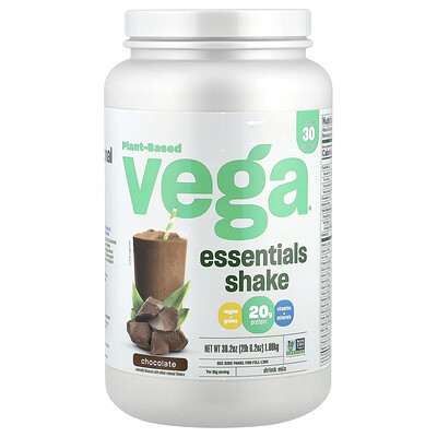 Vega  Plant-Based Essentials Shake  Chocolate  2 lb 6.2 oz (1.08 kg)