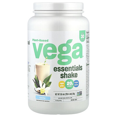 Vega  Plant-Based Essentials Shake  Vanilla  2 lb 4.4 oz (1 kg)