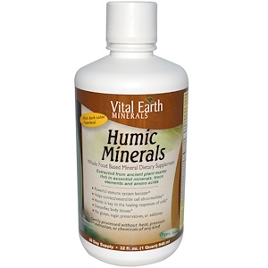 Vital Earth Minerals, Гуминовые минералы, 32 жидких унции (946 мл)
