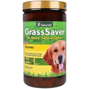 NaturVet, GrassSaver Plus Enzymes, 300 Wafers, 21 oz (600 g)