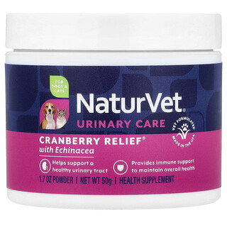 NaturVet, Cranberry Relief® mit Echinacea, für Hunde und Katzen, 50 g (1,7 oz.)