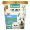 NaturVet, Tear Stain for Dogs & Cats, Plus Lutein, 70 Soft Chews, 5.4 oz (154 g)