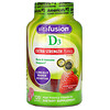 VitaFusion, Extra Strength D3, Bone & Immune Support, Natural Strawberry Flavor, 37.5 mcg, 120 Gummies
