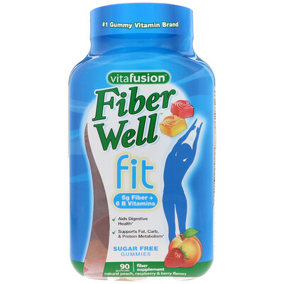 VitaFusion Витамины FiberWell Fit, 90 жевательных таблеток