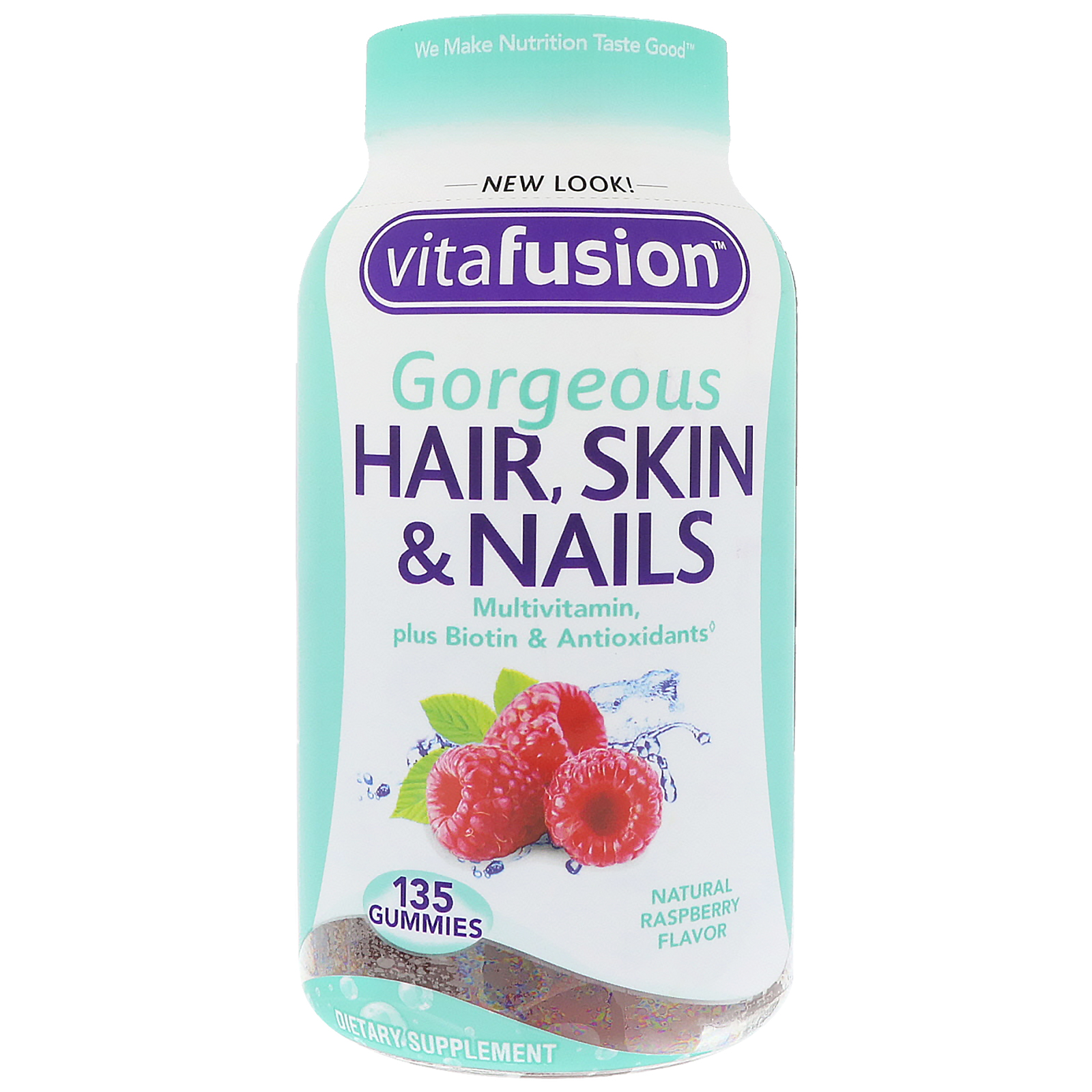 VitaFusion Gorgeous Hair Skin Nails Multivitamin Natural
