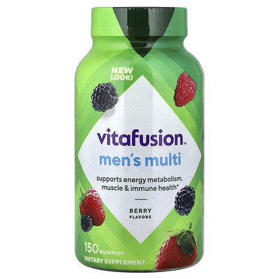 VitaFusion, Men's Multi Gummies, Berry, 150 Gummies