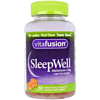 

SleepWell, средство, улучшающее сон, для взрослых, 60 жевательных таблеток