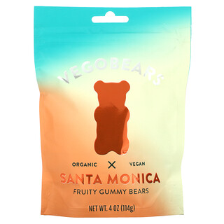 Vegobears, Fruit Gummy Bears, Santa Monica,  4 oz (114 g)