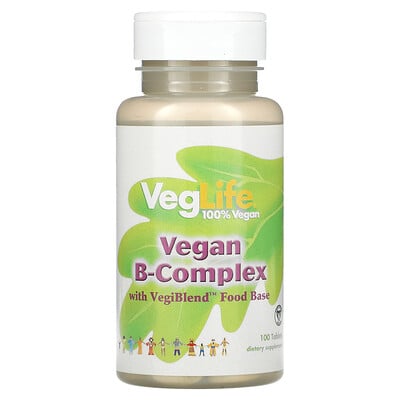 

VegLife Vegan B-Complex 100 Tablets