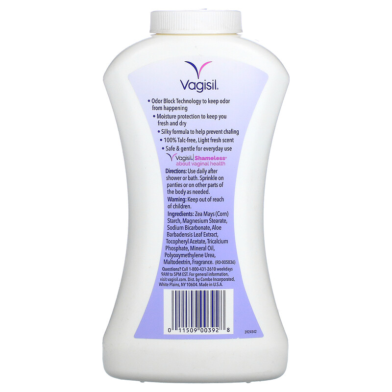 Vagisil, Odor Block Deodorant Powder, 8 oz (227 g)