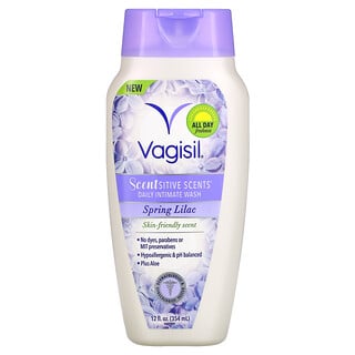 Vagisil, Scentsitive Scents, Daily Intimate Wash, Spring Lilac, 12 fl oz (354 ml)