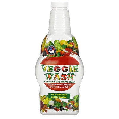 

Citrus Magic Veggie Wash, средство для мытья фруктов и овощей, 946 мл (32 унции)