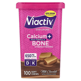 Viactiv, conține calciul și oasele, ciocolată cu lapte, 100 de ingrediente moi