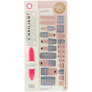 Отзывы о Vika Nailjam, Gel Nail Strips For Nails & Toenails, Get It Girl, 38 Strips