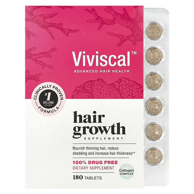 Product Image for Viviscal, Hair Growth Supplement, 180 Tablets
