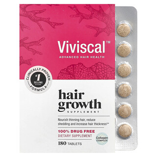 Viviscal, Suplemen Penumbuh Rambut, 180 Tablet