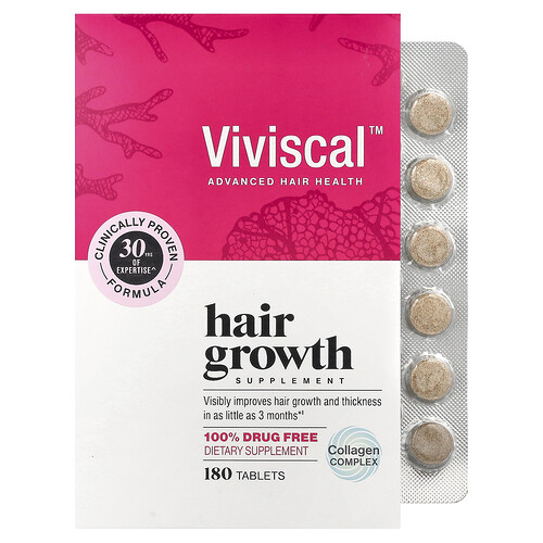 Viviscal Viviscal, Hair Growth Supplement, 180 Tablets