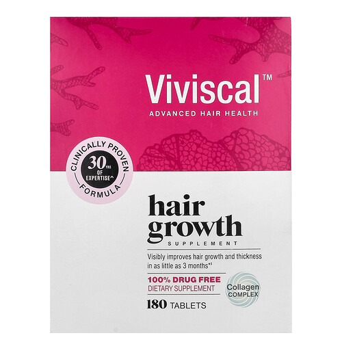 Viviscal Hair Growth Supplement, 180 Tablets