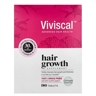 Viviscal, Haargroeisupplement, 180 tabletten