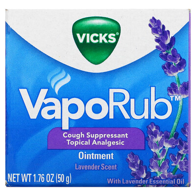 

Vicks VapoRub Ointment Lavender 1.76 oz (50 g)