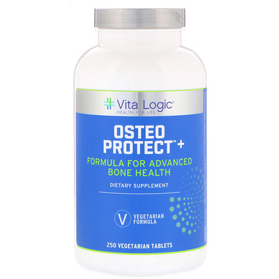 Vita Logic Osteo Protect Plus, 250 вегетарианских таблеток