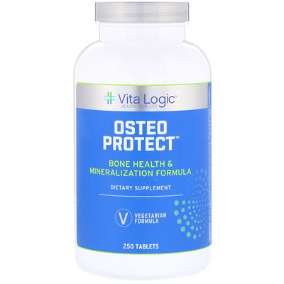

Vita Logic Добавка для укрепления костей Osteo Protect, 250 таблеток