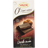 Valor, 0% Azúcar añadida, Chocolate amargo con crema de trufa, 3.5 oz (100 g)