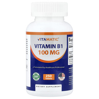 Vitamatic, Vitamina B1, 100 mg, 250 tablete