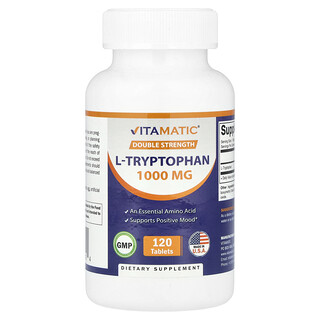 Vitamatic, L-triptofan, 1.000 mg, 120 comprimate