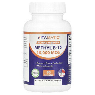 Vitamatic, Metil B12, 10.000 mcg, 60 pastillas