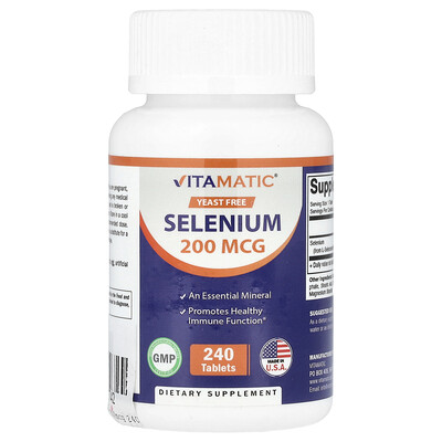 Vitamatic  Selenium   200 mcg   240 Tablets