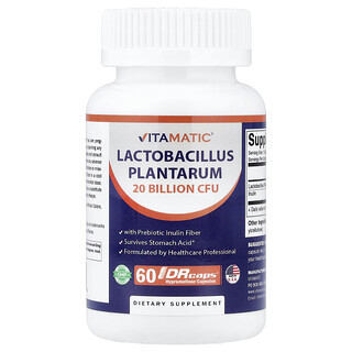 Vitamatic, Lactobacillus Plantarum, 60 Kapsul Hypromellose DRcaps®