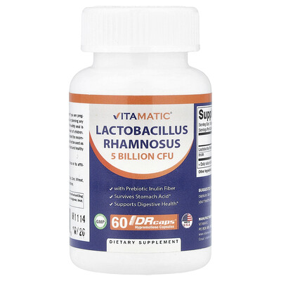 Vitamatic  Lactobacillus Rhamnosus  60 DRcaps® Hypromellose Capsules