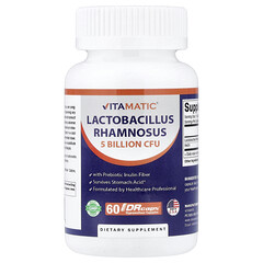 Lactobacillus rhamnosus, 60 капсул з гіпромелозою DRcaps®