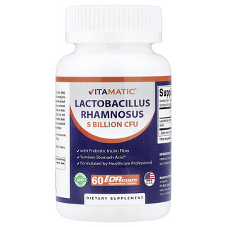 Vitamatic, Lactobacillus rhamnosus, 60 cápsulas de hipromelosa DRcaps®