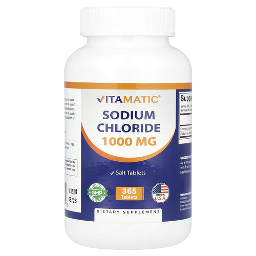 Vitamatic Хлорид натрия 1000 мг 365 таблеток