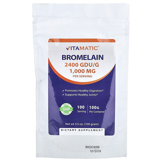 Vitamatic, Bromelain, 100 g