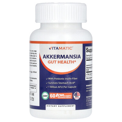 Vitamatic  Akkermansia  1 Billion AFU  60 DRCaps