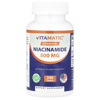 Vitamatic, Niacinamida, 500 mg, 240 comprimidos