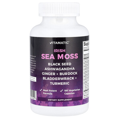 Product Image for Vitamatic, Irish Sea Moss, 180 Vegetarian Capsules