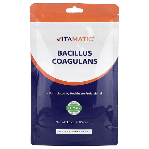 Vitamatic, Bacillus coagulans, 100 g (3,5 oz)