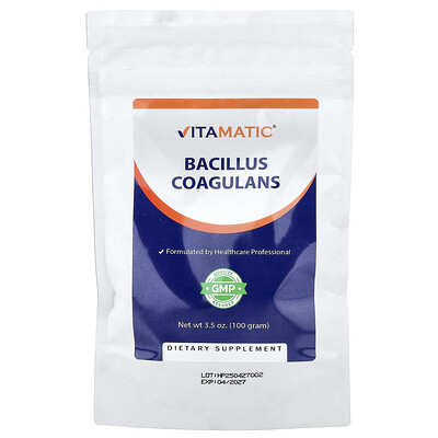 Product Image for Vitamatic, Bacillus Coagulans, 3.5 oz (100 g)