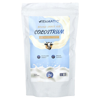 Vitamatic, Bovine Grass Fed Colostrum, Unflavoured, 16 oz (454 g)