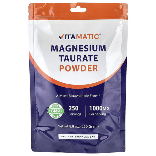 Vitamatic Magnesium Taurate Powder , 8.8 oz (250 g)