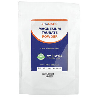 Vitamatic, pudră de taurat de magneziu, 250 g