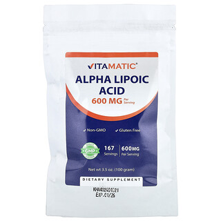 Vitamatic, Alpha Lipoic Acid, 3.5 oz (100 g)
