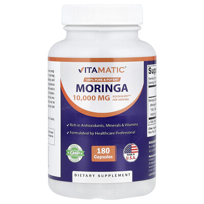 Vitamatic моринга 10 000 мг 180 капсул